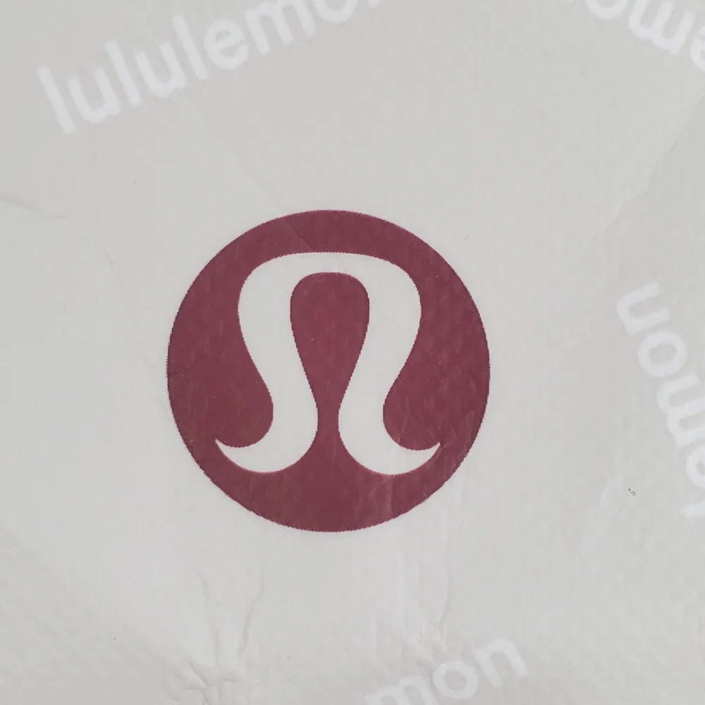 lululemon athletica Reusable Shopping Tote Bag Red Or White